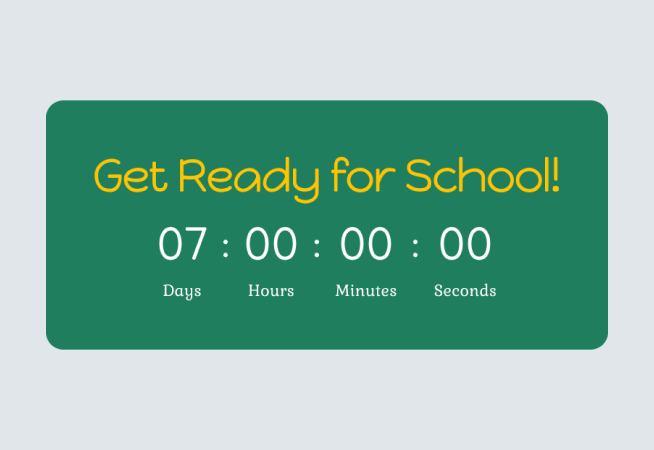 Free Countdown Timer Templates - POWR.io