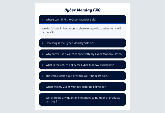 Free Online Faq Templates - POWR.io